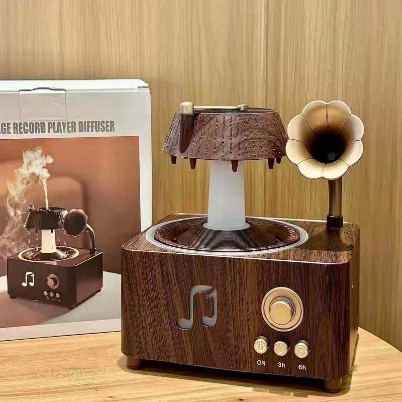 

Bluetooth Phonograph Raindrops Aroma Diffuser Remote Control White Noise Humidifier Room Aromatic Perfume Diffuser Music Player