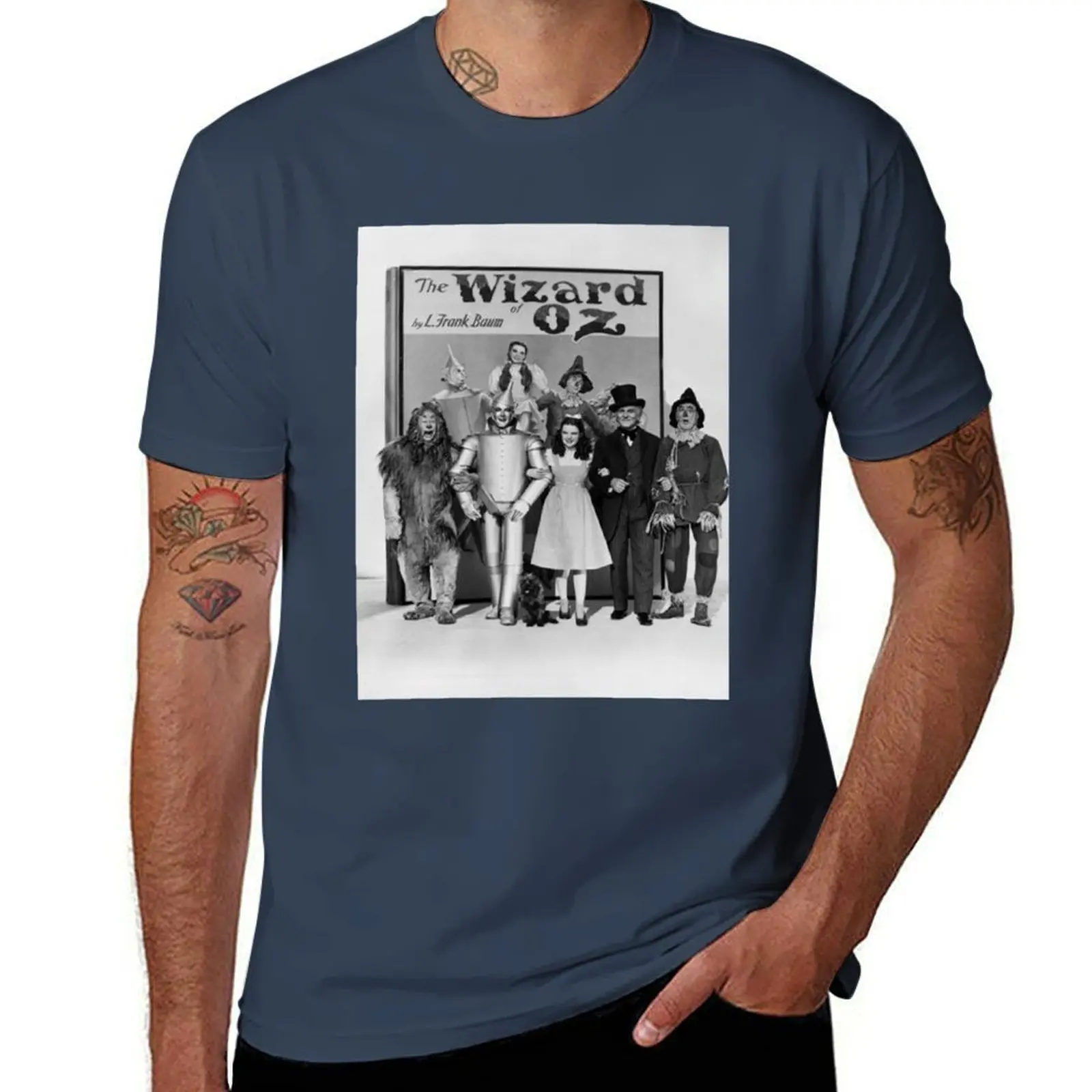 

movie the wizard of oz 1939 T-Shirt cotton t shirts high quality t shirt custom print T-Shirt