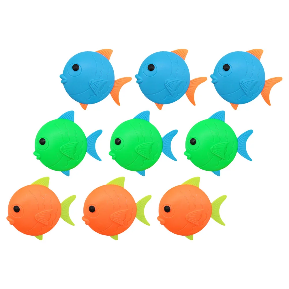 

9 Pcs Diving Fish Toy Pool Swimming Summer Dive Toys for Kids Ages 8-12 Floats 4-8