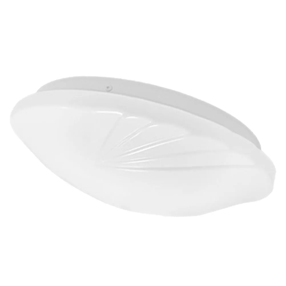 

Plastic Ceiling Light Cover Round Shape High Transmittance Lampshade Replacement for Hallway Bedroom Office Soft Warm Light