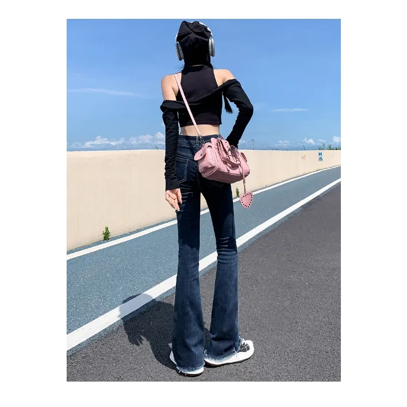 Coltiva te stesso Pantaloni cargo da donna Donna Look più sottile Coreano Dongdaemun Abbigliamento di alta qualità Pantaloncini comodi Jeans Acubi