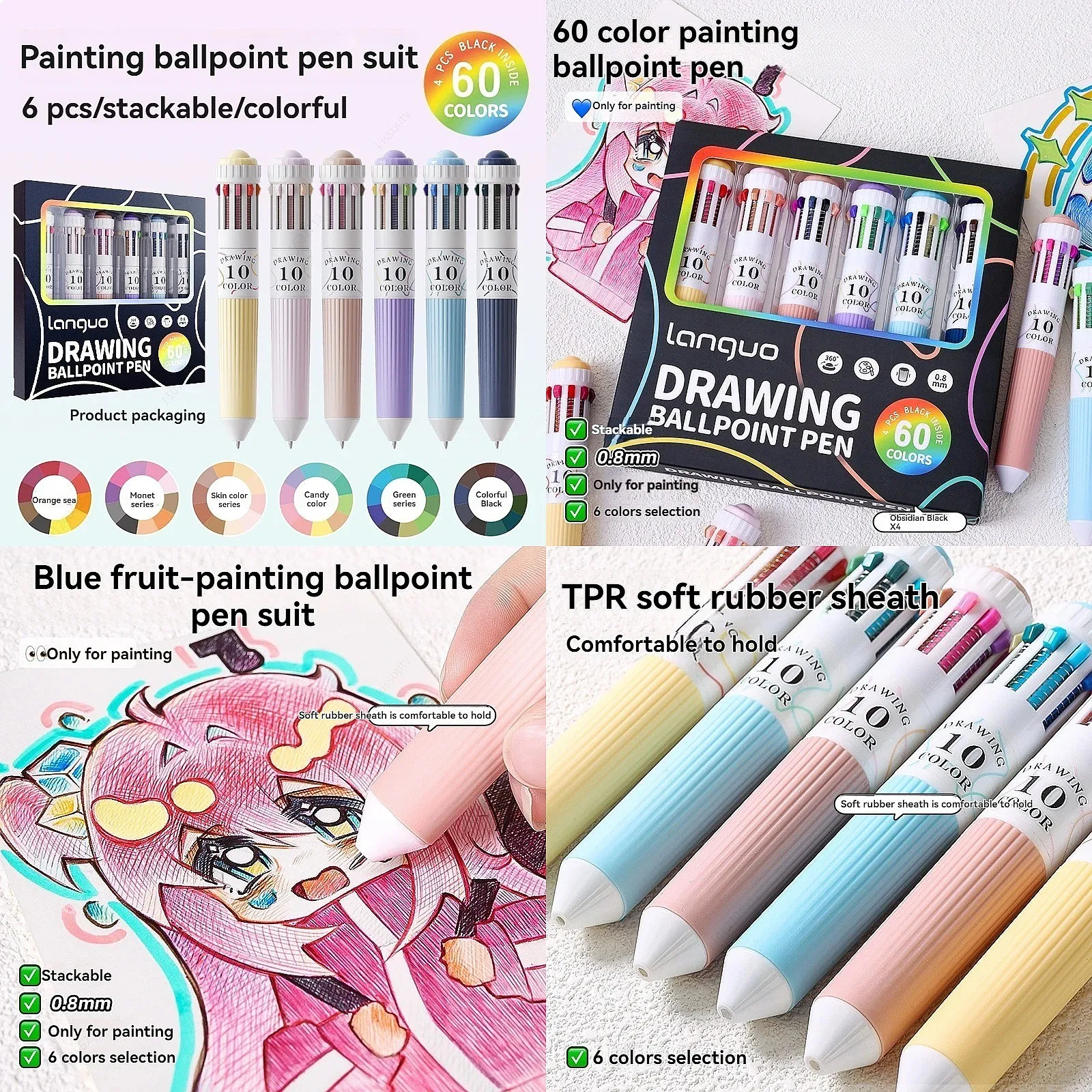 conjunto-de-60-canetas-multicoloridas-10-em-1-caneta-esferografica-colorida-de-08mm-com-ponta-fina-para-escrita-suave-para-material-escolar-e-de-escritorio