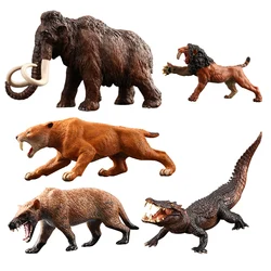 Japan Original Kawaii Figure Anime Artificial Prehistoric Animal Mammoth Smilodon Wild Boar Figurine Cute Gift