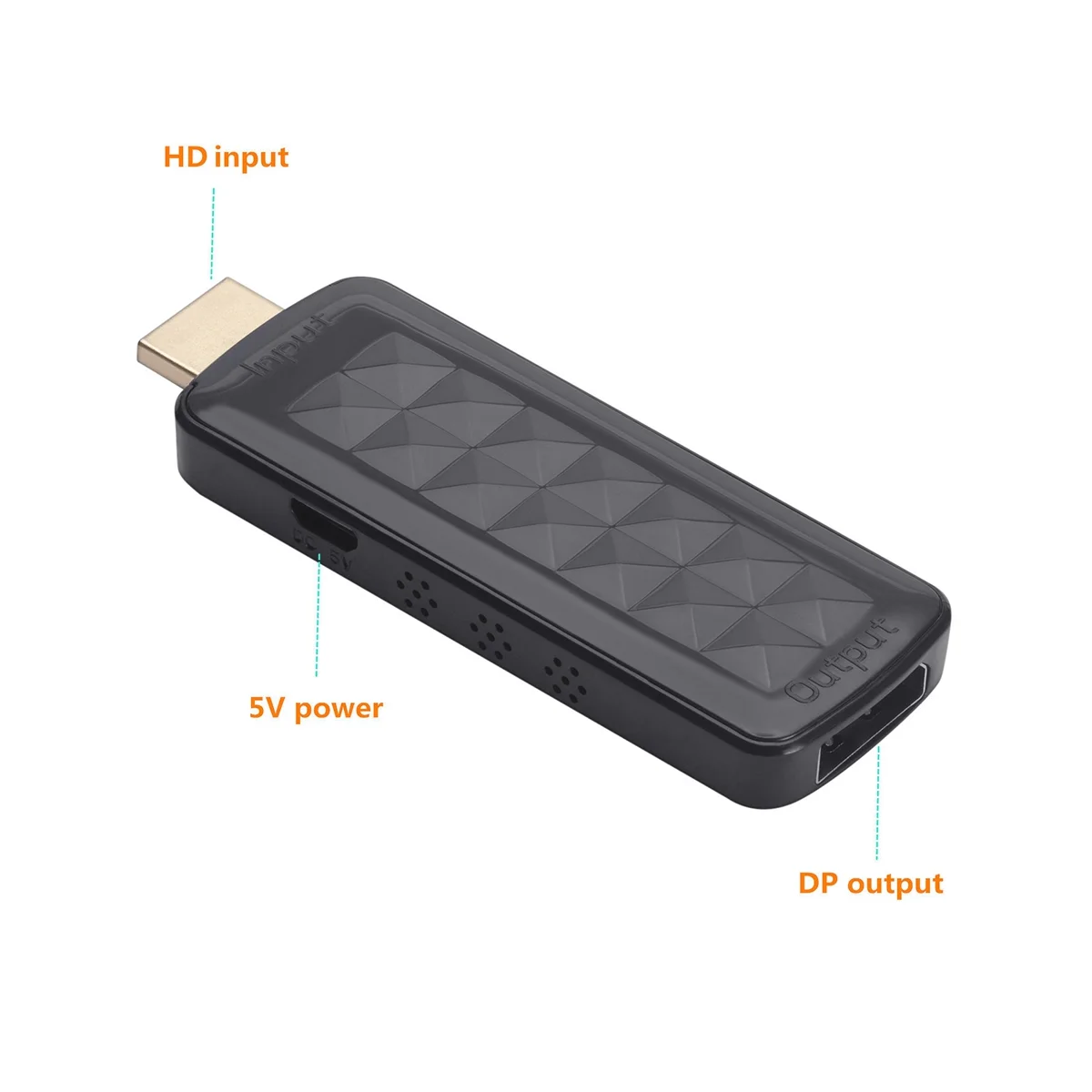 Adapter 4K 60 Hz kompatybilny z HDMI na Displayport Konwerter HDMI na DP Kabel monitora komputerowego