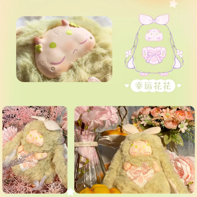 BUNNY-Boîte mystère de la série Wonderland, boîte ennemi, jouets en peluche, figurine d'anime mignon, modèle de beurre, ornement Kawaii, cadeau pour fille