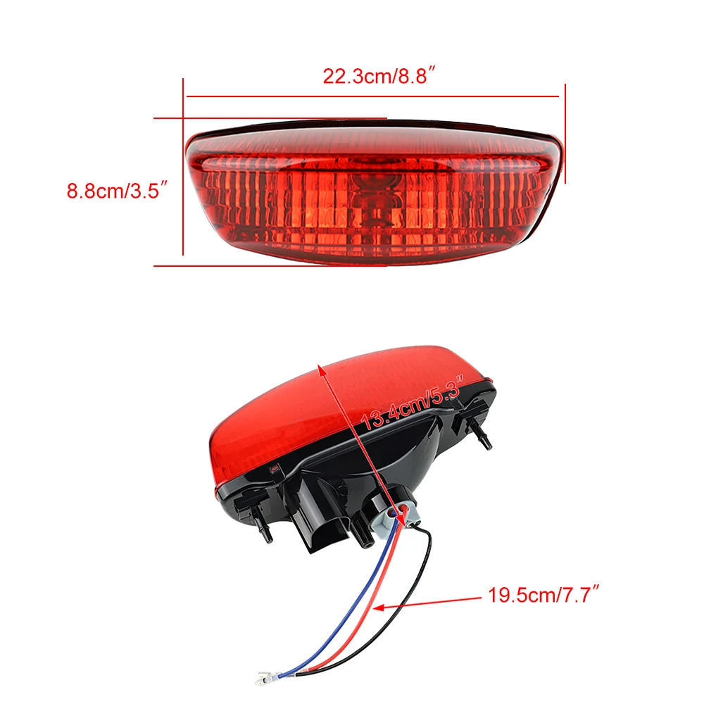 Rear Brake Light Tail Light for Suzuki LT-A500F LTA500F Vinson 500 4X4 Auto 2002-2007