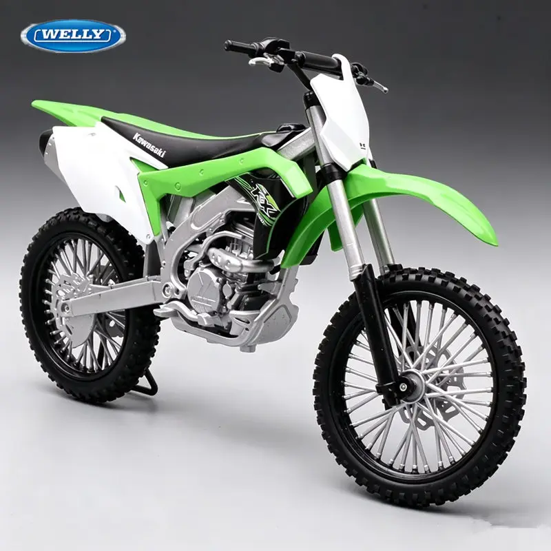 Welly 1:10 Kawasaki 2017 KX 250F Alloy Motorcycle Model High