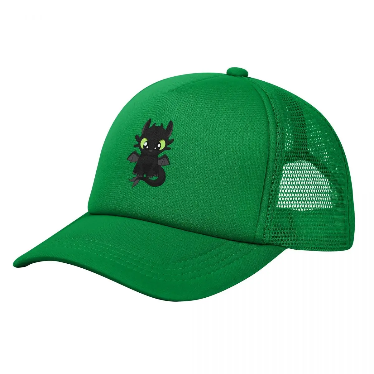 

Baby Toothless Fanart Night Light Fury HTTYD Mesh Baseball Cap Trucker Hat Hats Adjustable Snapback Caps Sun Caps Trucker Hats