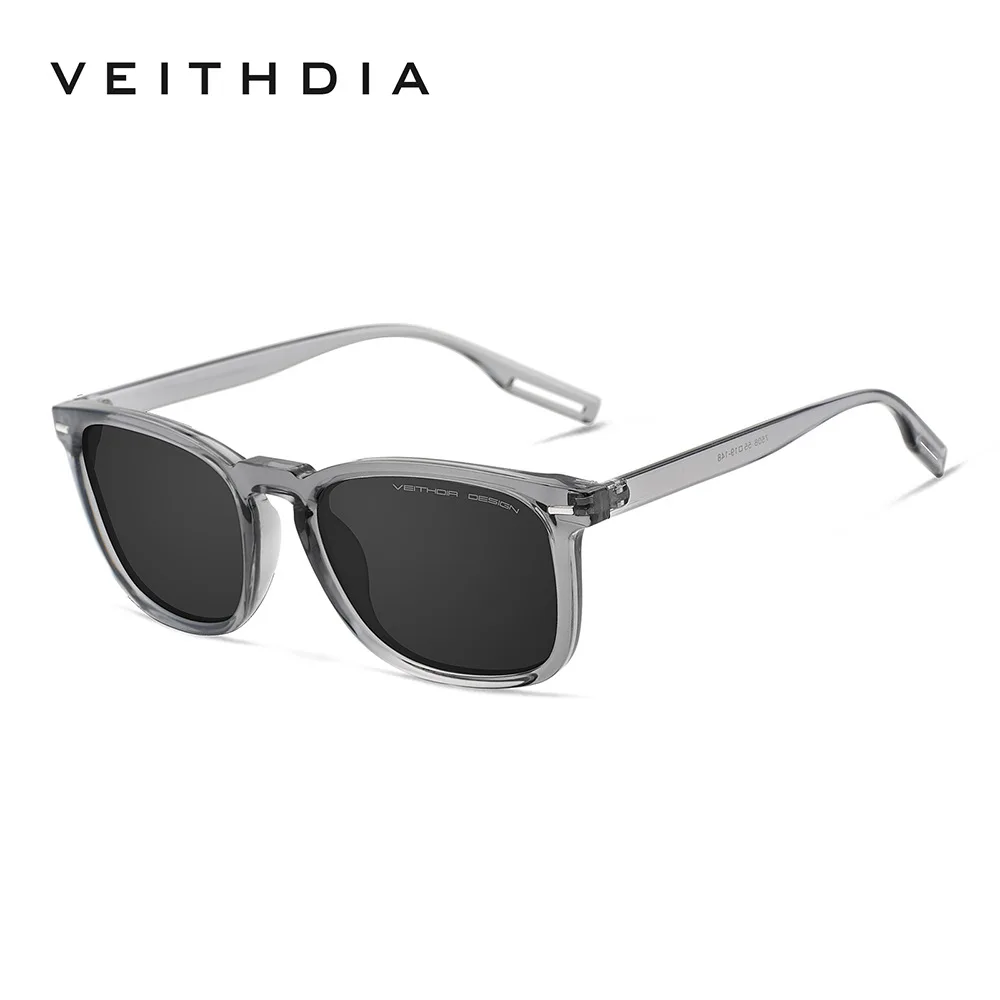 VEITHDIA Mode Klassieke Gepolariseerde Heren Zonnebril, Rijbril Voor Mannen, UV400 Bescherming Meekleurende Zonnebril 7508