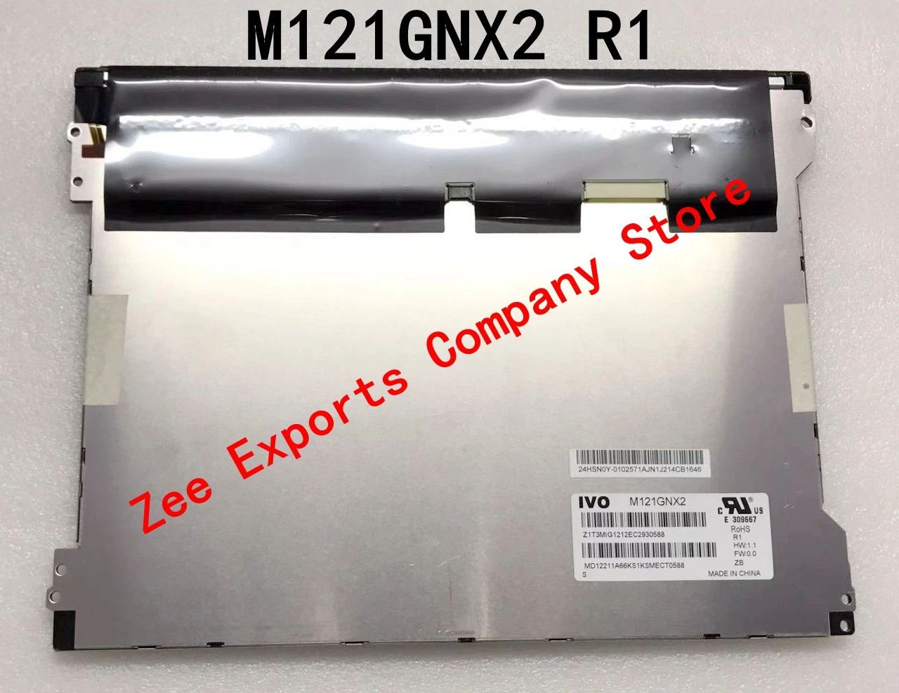 M121GNX2 R1 Original 12.1 Inch LCD Screen Display Panel for Industrial Equipment 100% Tested for Shipping M121GNX2