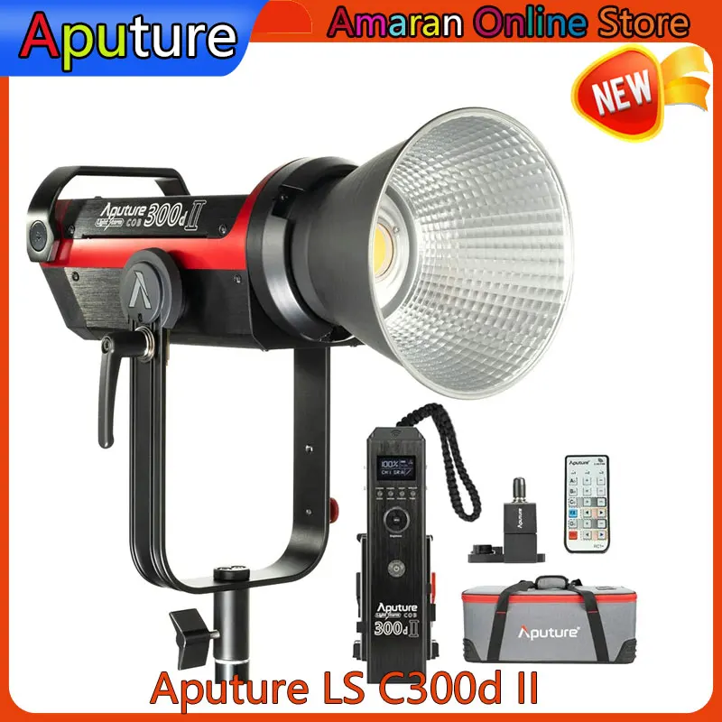 

Aputure LS C300d II 300d II LED Video Light COB Light 5500K Daylight Studio Photo Light Photography Lighting Lamp for SLR Camera