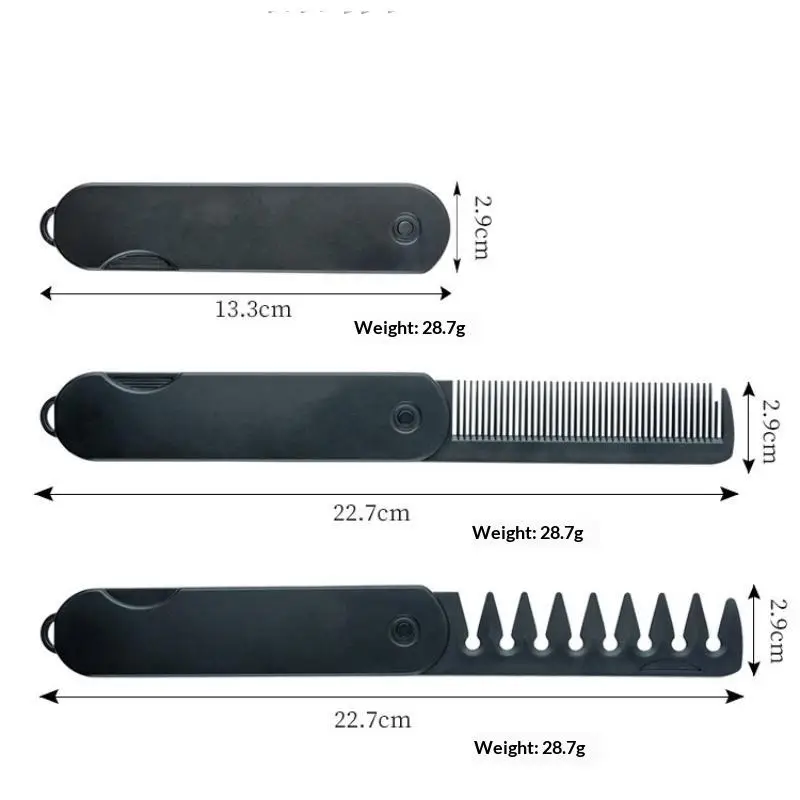 Wide-tooth volumizing styling comb