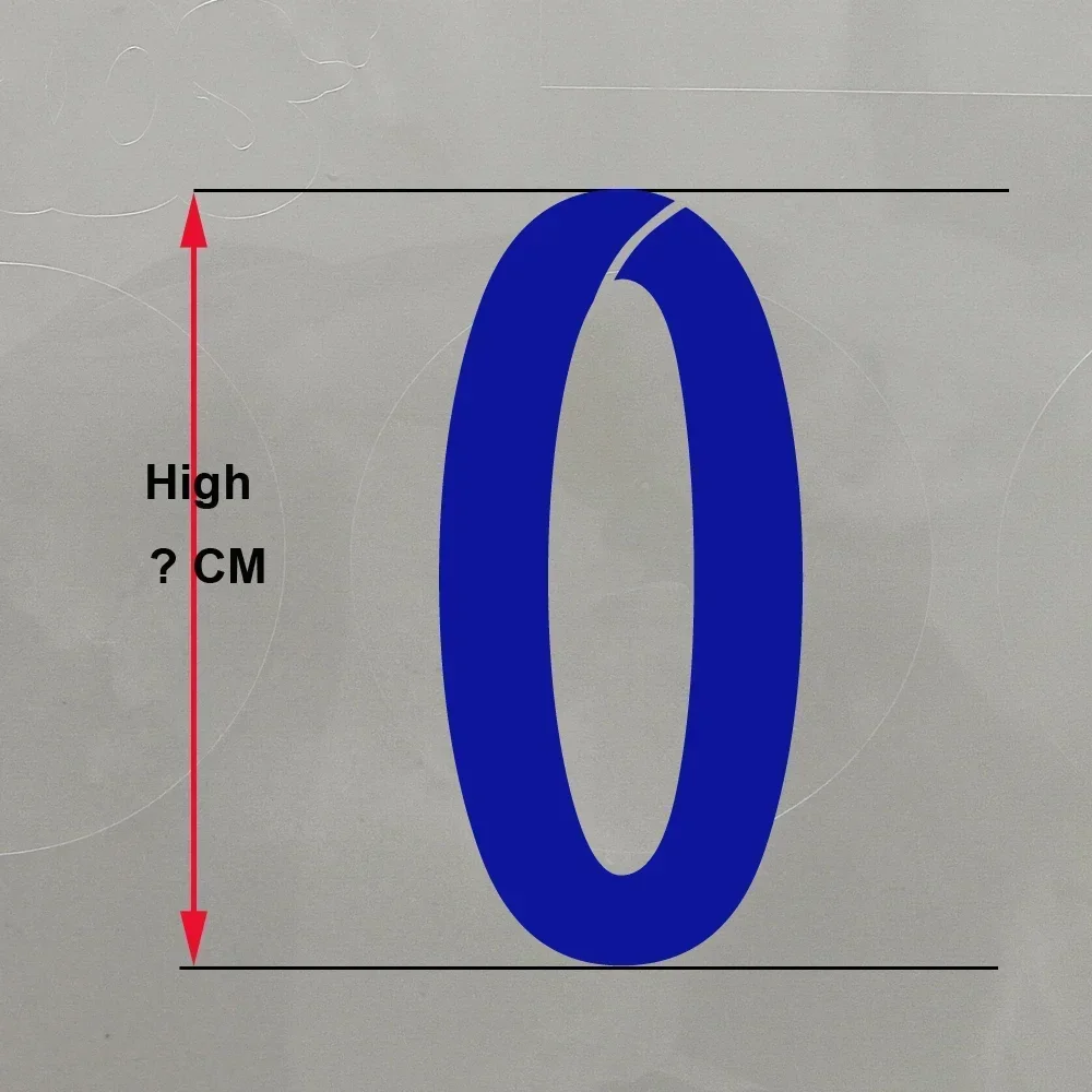 5-23 سنتيمتر الموسم 2016 الحديد على عدد بقع 24 ألوان DIY بها بنفسك مخصص كرة السلة كرة القدم جيرسي عدد الملابس الساخن نقل ملصق #3