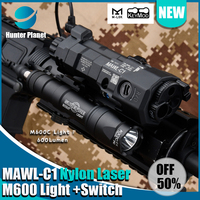 Tactical MAWL C1 Red Blue Green Dot Laser IR LED Weapon Light surefire M300A M600C High Power Hunting Airsoft Flashlight Accesor