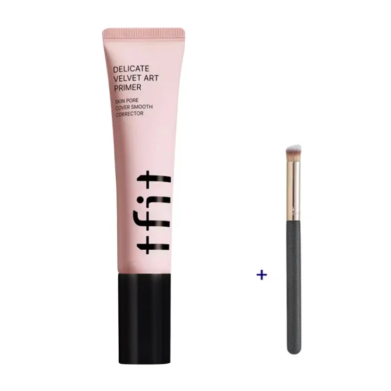 Crème éclaircissante imperméable TFIT pour le visage paresseux, apprêt de maquillage coréen, isolation des pores invisibles, cosmétiques de beauté rares