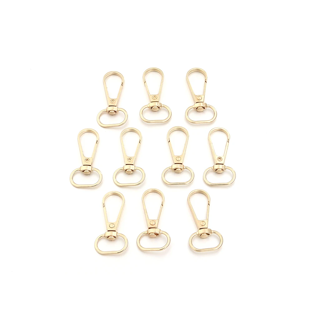 10 Stück Metall-Taschenriemen-Schnallen, Karabinerhaken, Schnappverschluss-Verbinder für DIY Schlüsselanhänger, Schlüsselringe, Taschenzubehör – Detail 7