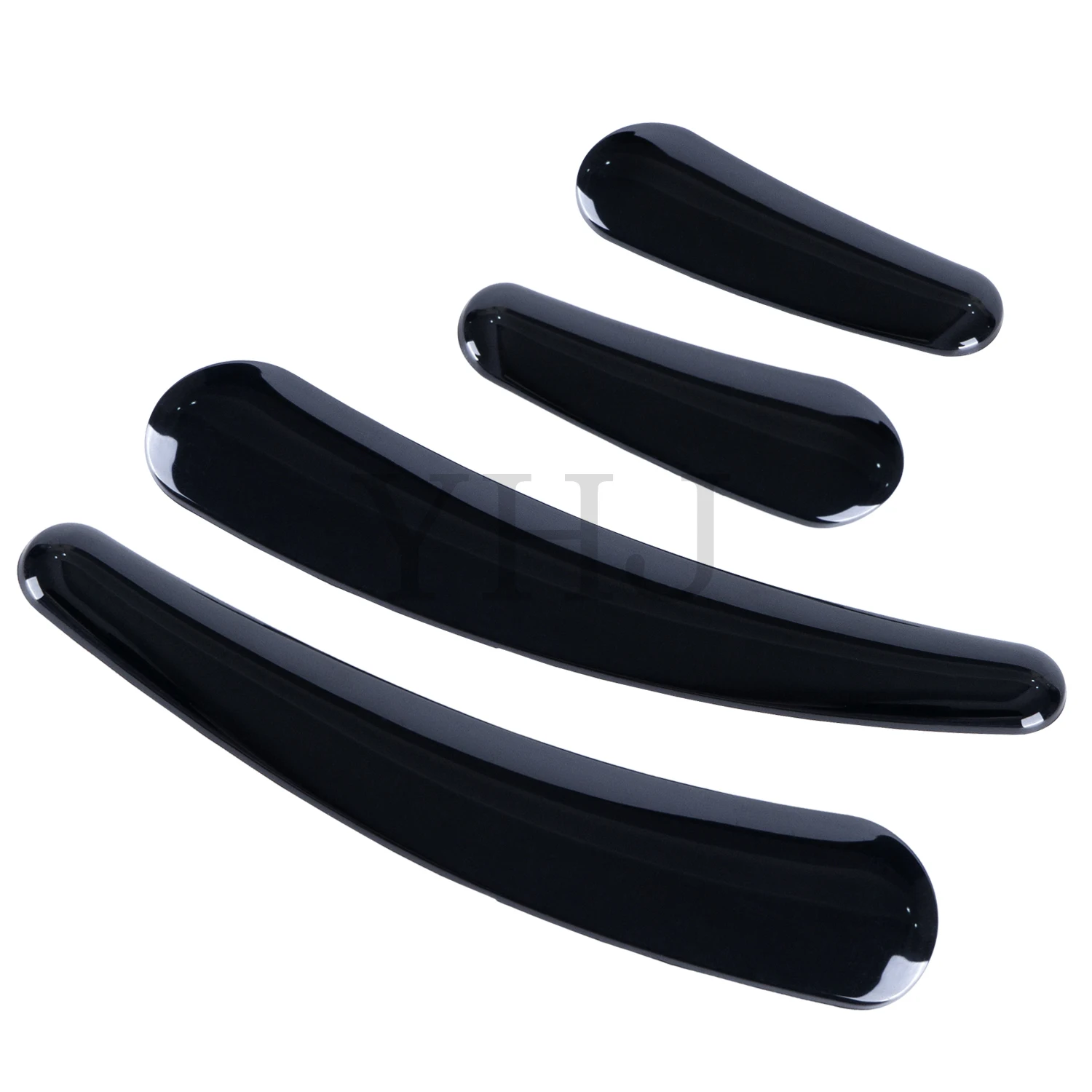 4 قطعة ABS البلاستيك دراجة نارية Swingarm الإطار إدراج ل هارلي سوفتيل FLS FLSTN FXSTC 2008-2017 أسود