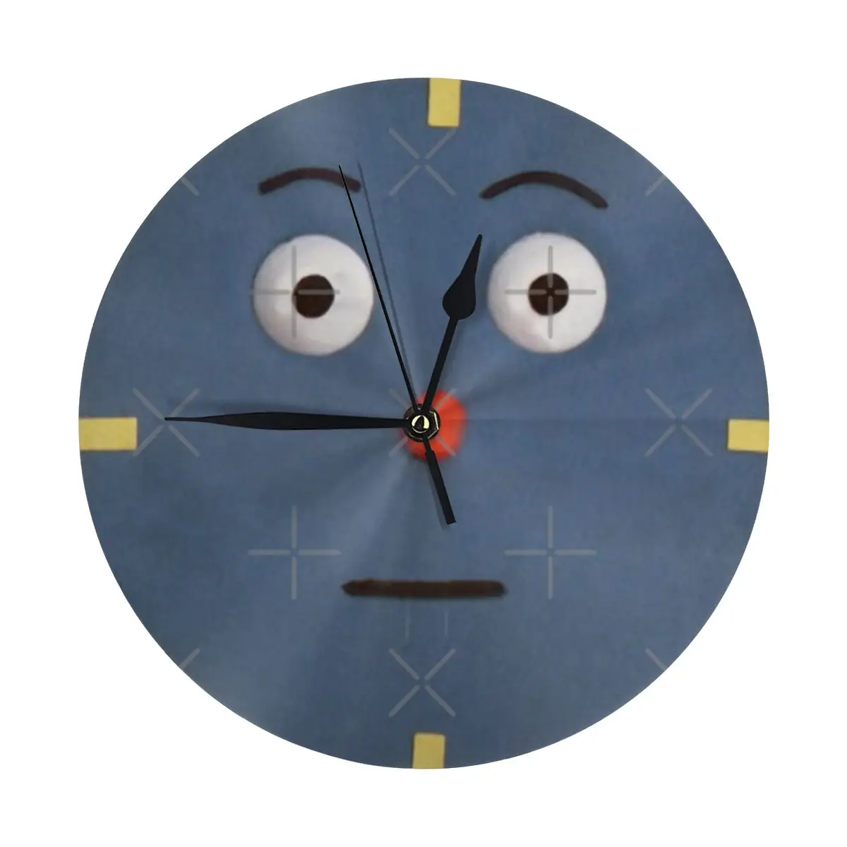 Don T Hug Me I M Scared - Time Wall Clock Room Decoration Clock Must-have Ornament Round