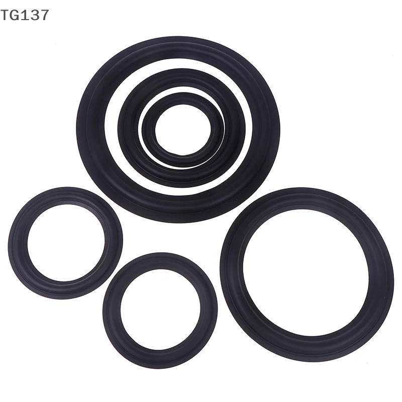 1Pc Speaker Suspension Surround 4 5 6.5 8 10 INCH Rubber Repair Folding Ring Full Range Woofer Speaker Replacements - view 4