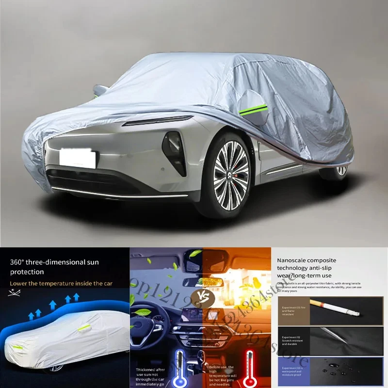 

For NIO-ET9- Auto Anti snow Anti dust Anti-uv Anti peeling paint And Anti Rainwater 210t car cover Car cover protection