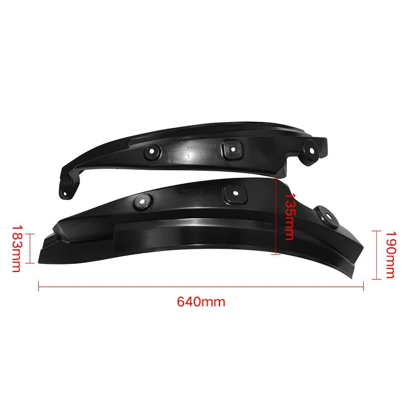 1 pair For Volvo xc60  Mud flaps 2019-2021 Car special rear door rear wheel fender modification car accessories Anti Dust Cover