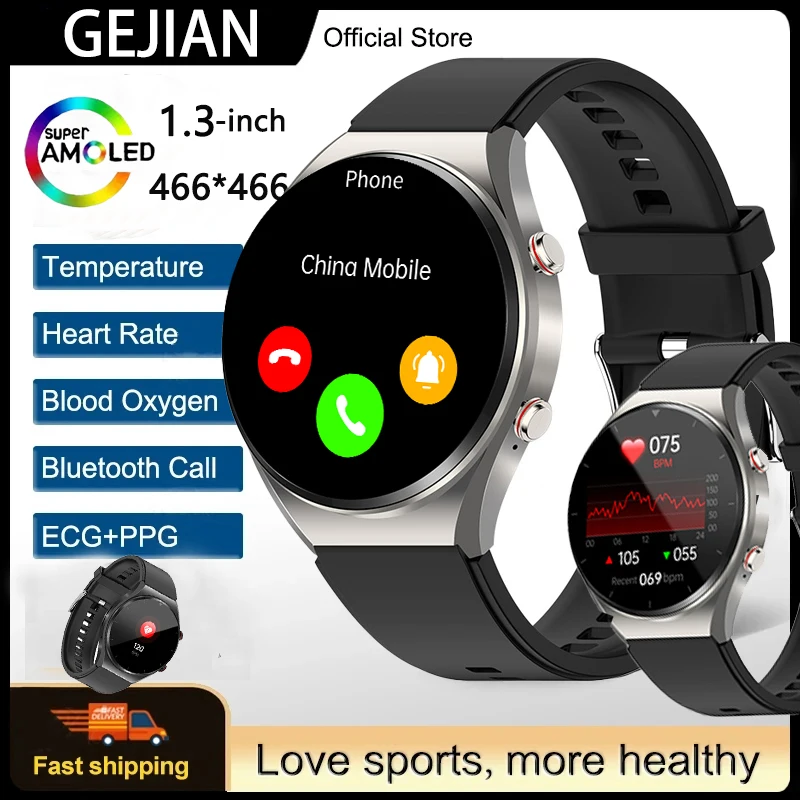 

2026 New Health Smart Watch for Both Men And Women ECG+PPG 24/7 Heart Rate Monitoring Sports Waterproof HD Call Smartwatches