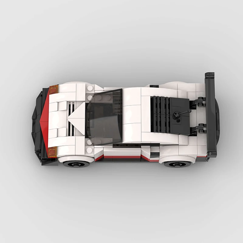 Kit di montaggio per auto da corsa MOC, modello di rally di auto fai-da-te per bambini e adulti, collezione di modellini di auto, Halloween, regalo di Natale