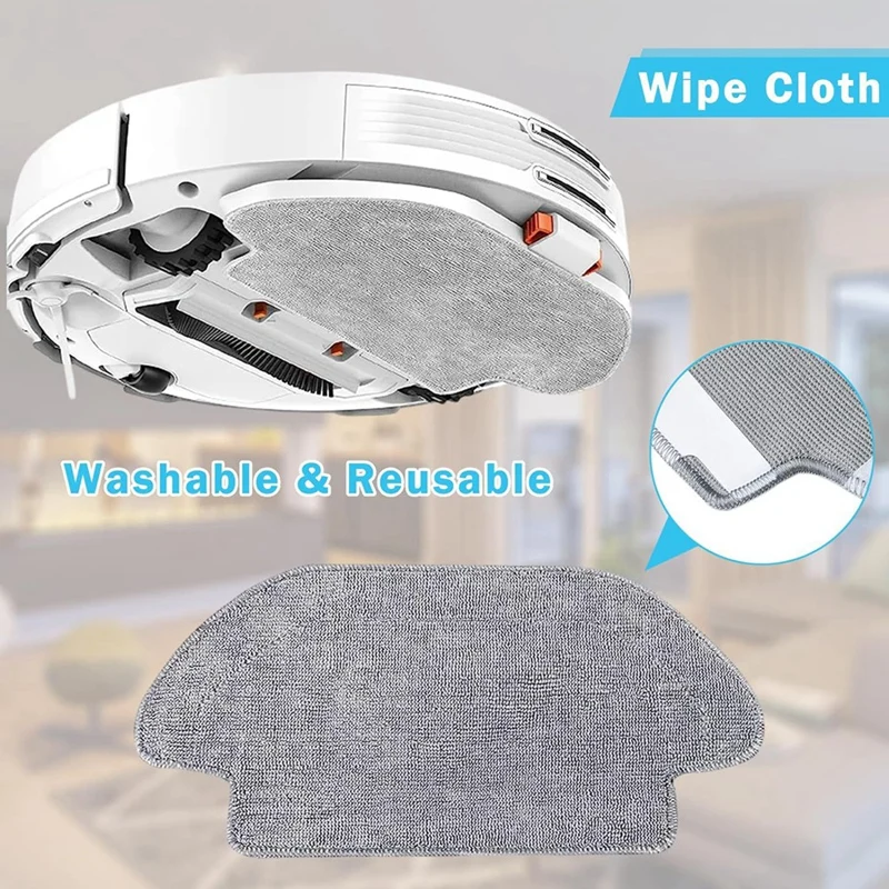 Accesorios de repuesto para Robot aspirador Xiaomi Mi XMSTJQR2S/Mop 2S/STYJ02YM, cepillo lateral principal, filtro Hepa, paño de fregona