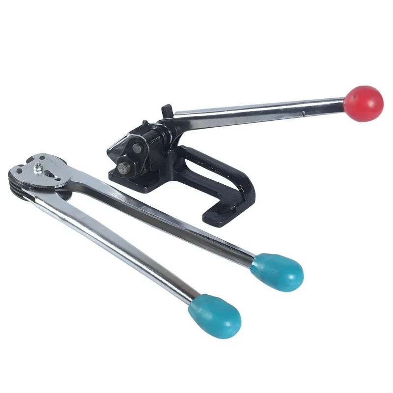 

HM-98 32MM hand flip iron sheet baler, steel belt baler, iron sheet manual baler