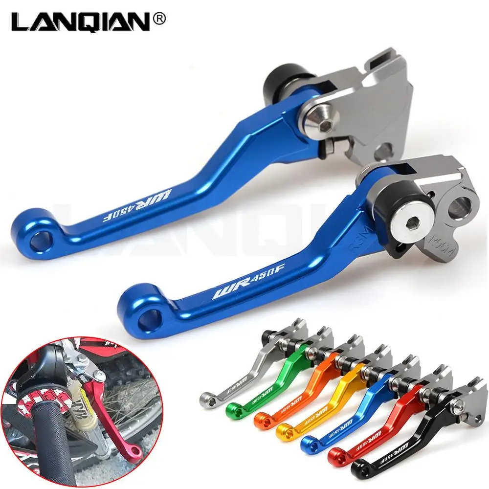 For YAMAHA WR450F Dirt bike Pivot Lever High QualityMotorcycle Brake Clutch Levers WRF 450 WR 450F 2001-2015 2005 2006 2008 