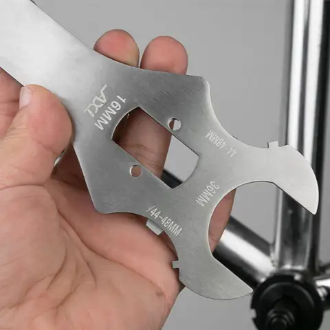 4 In 1 산악 자전거 사각 구멍 하단 브래킷 제거 도구 설치 36MM 44MM 48MM 렌치 MTB 자전거 너트 나사 스틸 스패너