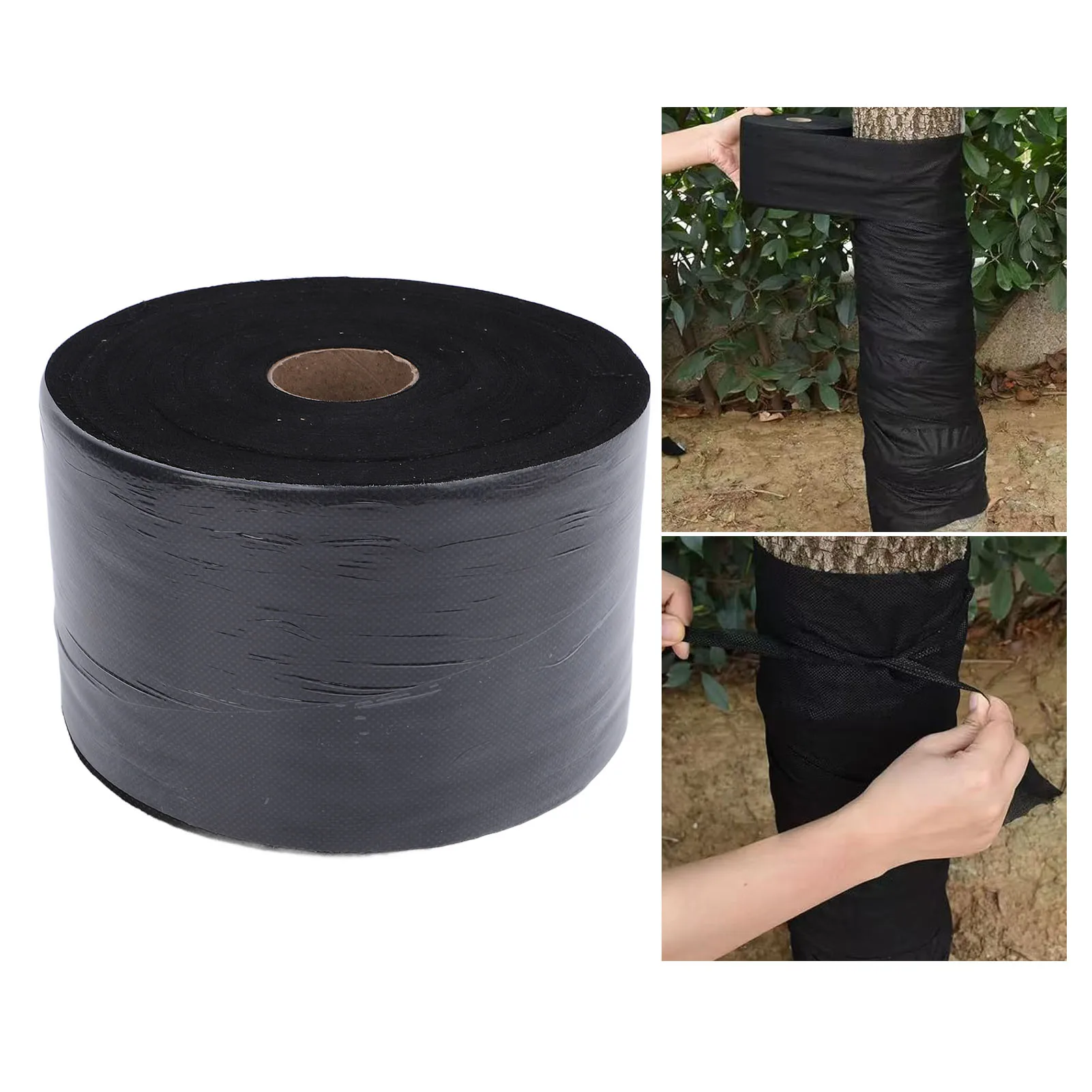 Tree Protector Wrap Black Widened Nonwoven Antifreeze Winter Proof Tree Trunk Guard For Keeping Warm