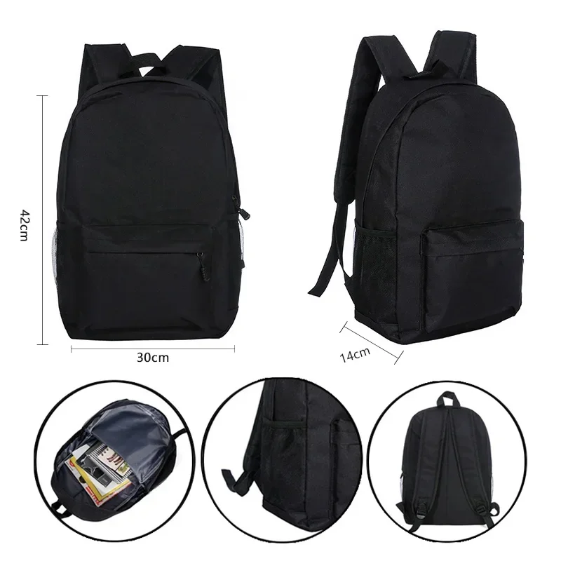 Sac à dos imprimé lettre dorée pour femmes et hommes, sac à dos scolaire pour filles, sac pour ordinateur portable de grande capacité, sac de sport de voyage portable, nouveau