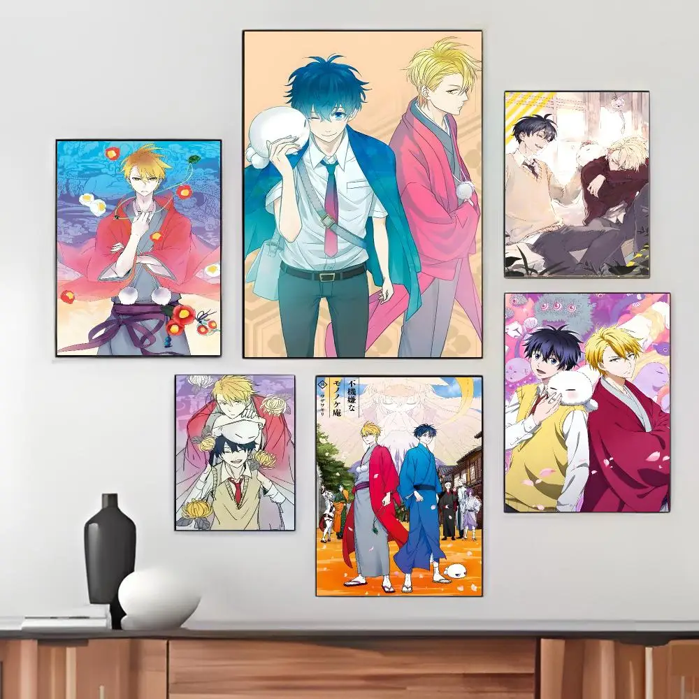 Fantasy Anime The Morose Mononokean Poster Pegatina artistica HD autoadhesiva impermeable para salon dormitorio