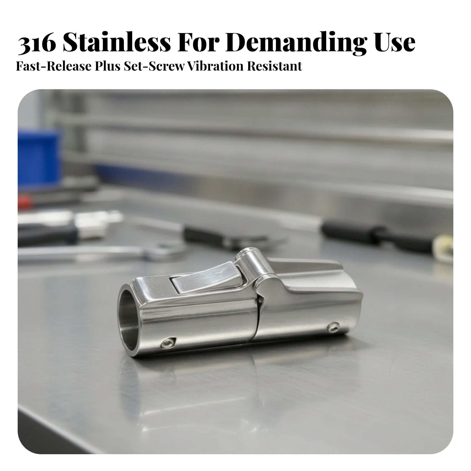 Fitting Foldable Folding Tube Connector Tubing Joint Polished for Builders, Boat Handrails, Pipe Structures