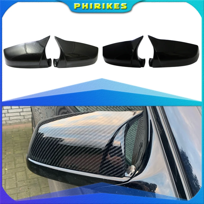 

Horn caps M style High Quality Black side wing mirror Cap Cover for BMW 5 6 7 serie F01 F02 F03 F04 F06 F07 F10 F11 F12 F13