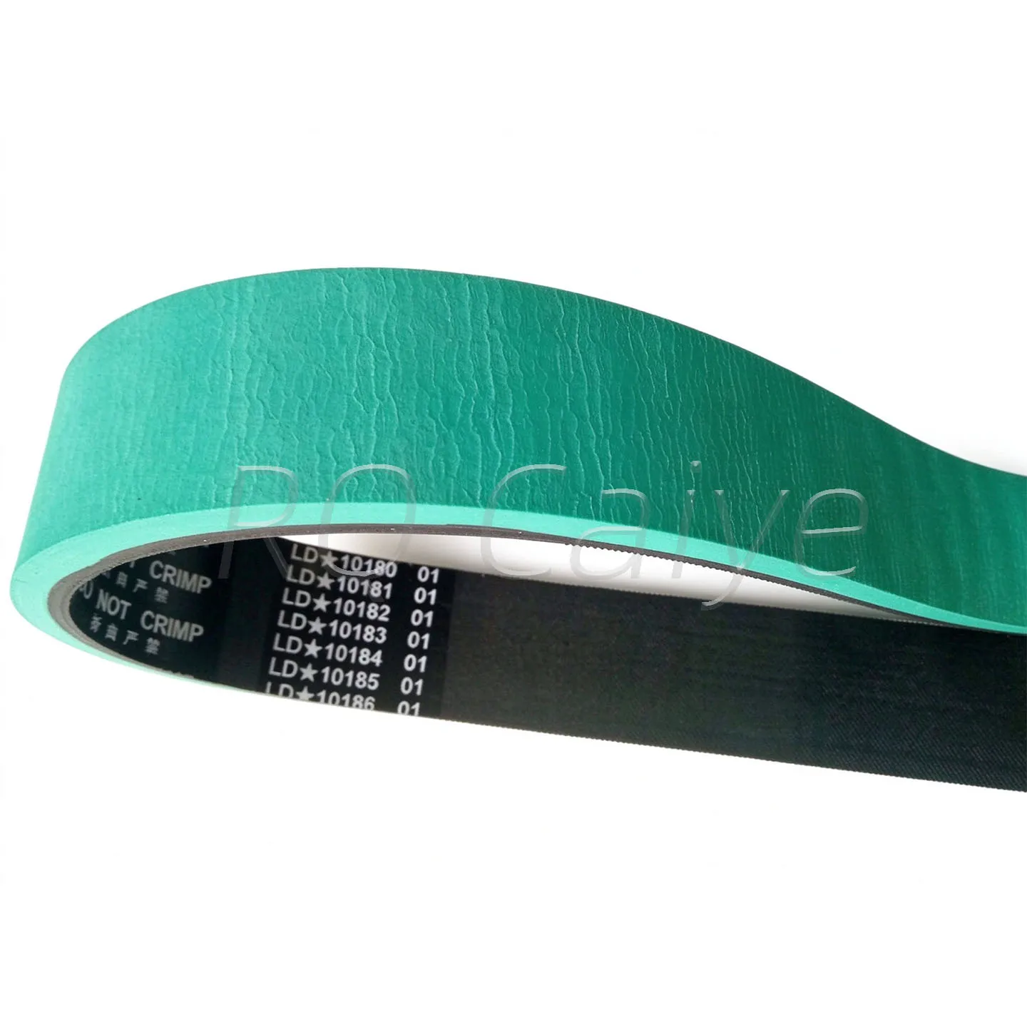 Folder Gluer Belt 980x35x8mm Endless Flat Belt Green Surface Black Base Belt for Automatic Folder Gluer Machine Paper Feeding