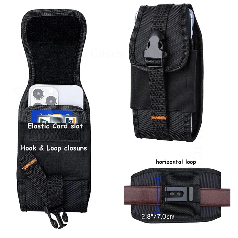 

ID Card Phone Pouch For Blackview BV4800 SE BV8200 BV6200 Plus BV7300 BV8100 BV5300 BV8900 BV9300 Pro Waist Belt Bag Phone Casea