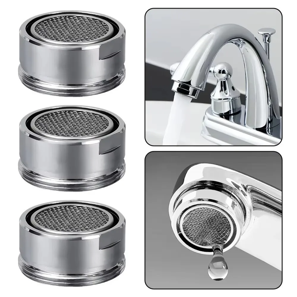 New Brass Water Saving Faucet Replaceable Filter 24mm Thread Tap Aerator Nozzle Filter Mouth Mixed Nozzle Kitchen