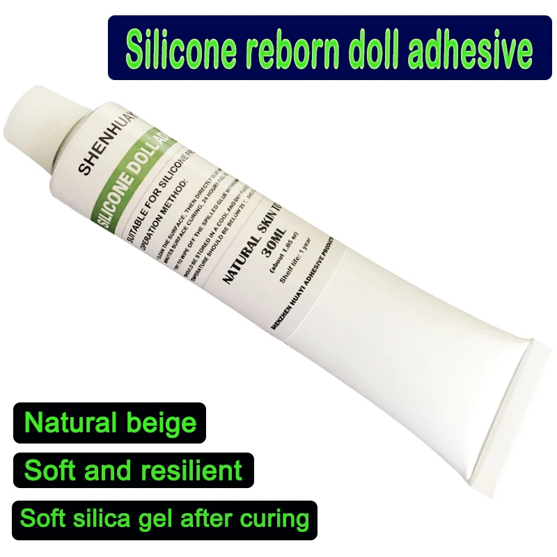 

Silicone platinum adhesive silicone rubber Reborn doll glue, flesh soft but not hard