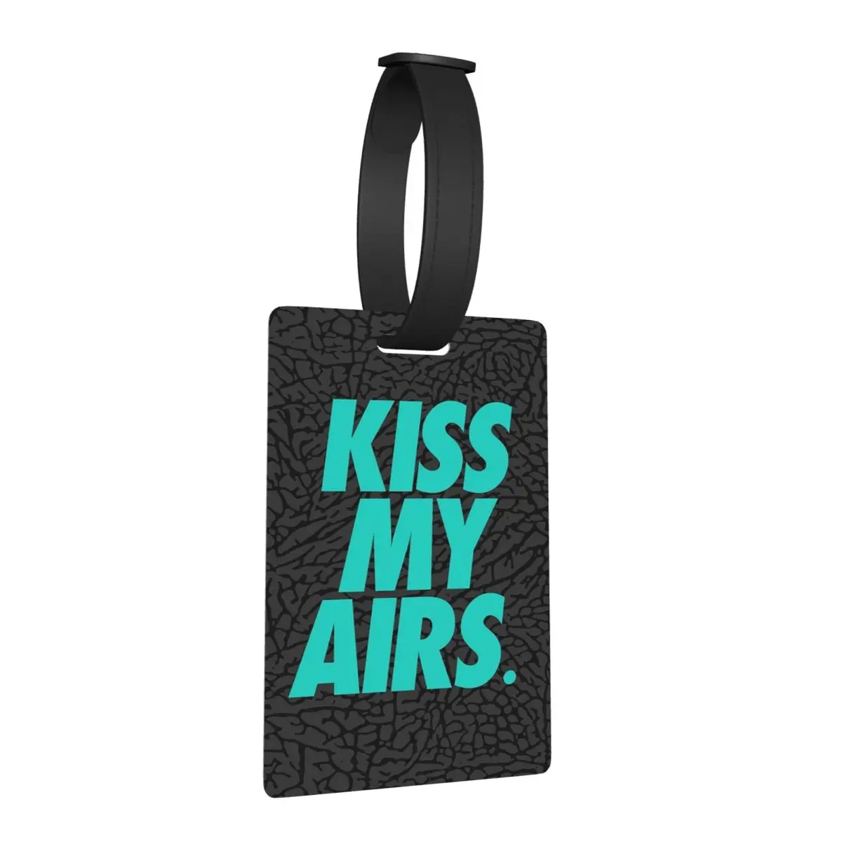 

Kiss My Airs X Atmos Luggage Tags Suitcase Accessories Travel Fashion Baggage Boarding Tag Label Holder ID Name Address