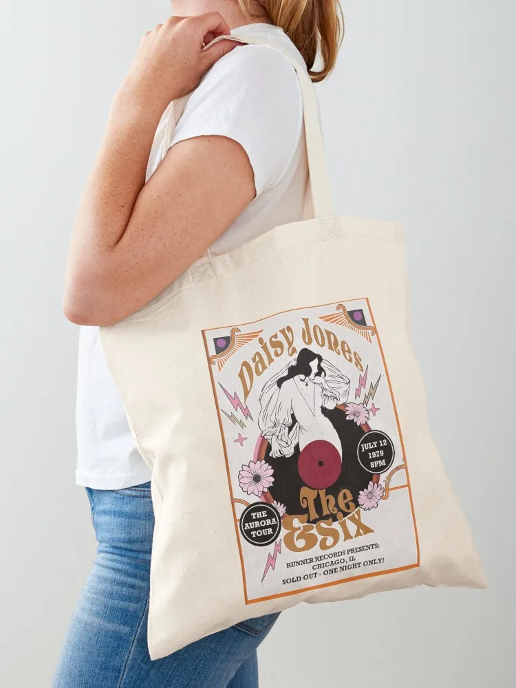 Daisy Jones The Six - Aurora World Tour Poster T-Shirt, The Aurora World Tour Unisex T-Shirt, Music Tour T-Shirt, Vinta Tote Bag