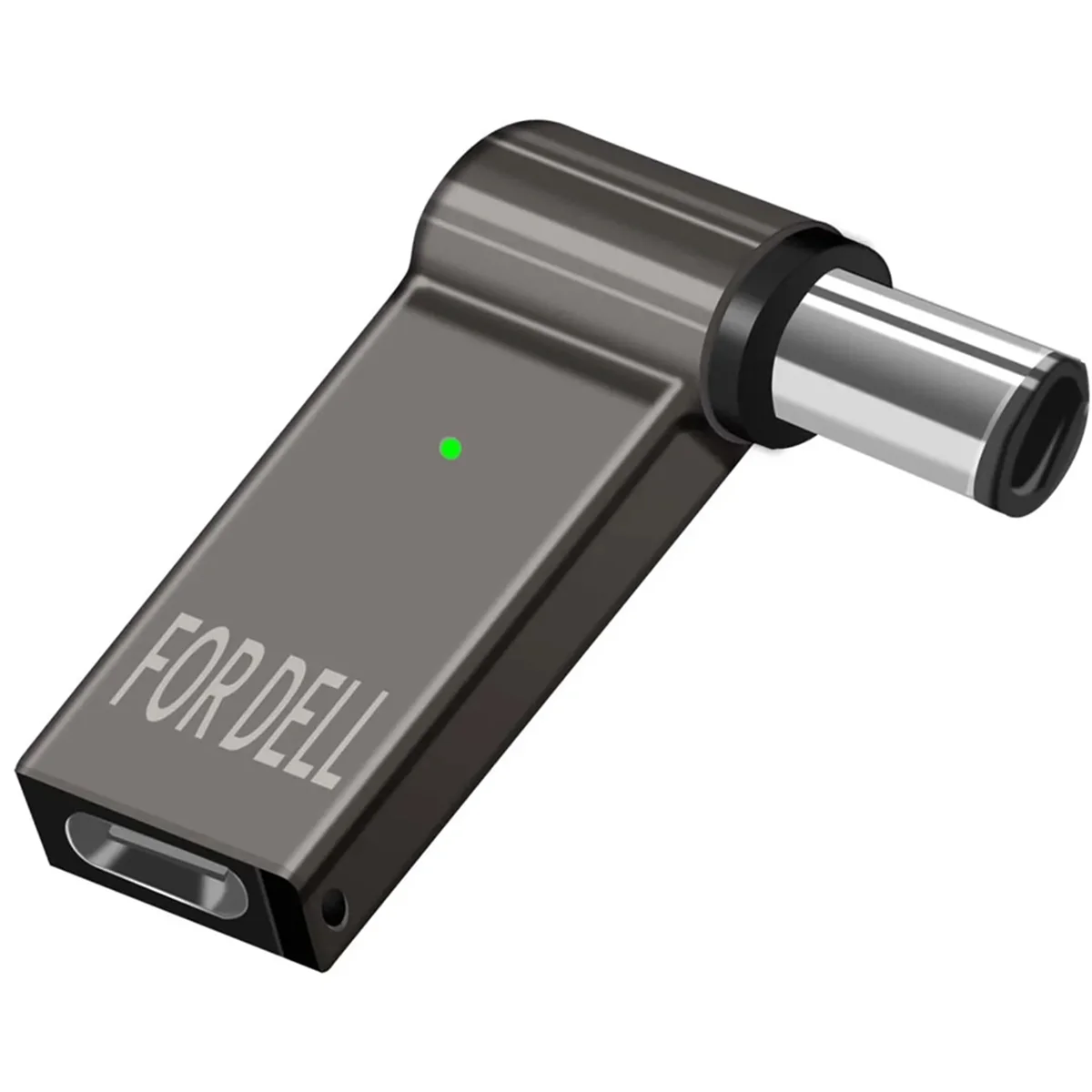 SMIEA USB C to 7.4mm Laptop Charging Adapter Female Type C to Male DC 7.4 X 5.0mm Barrel Jack Plug Converter 100W PD Charger