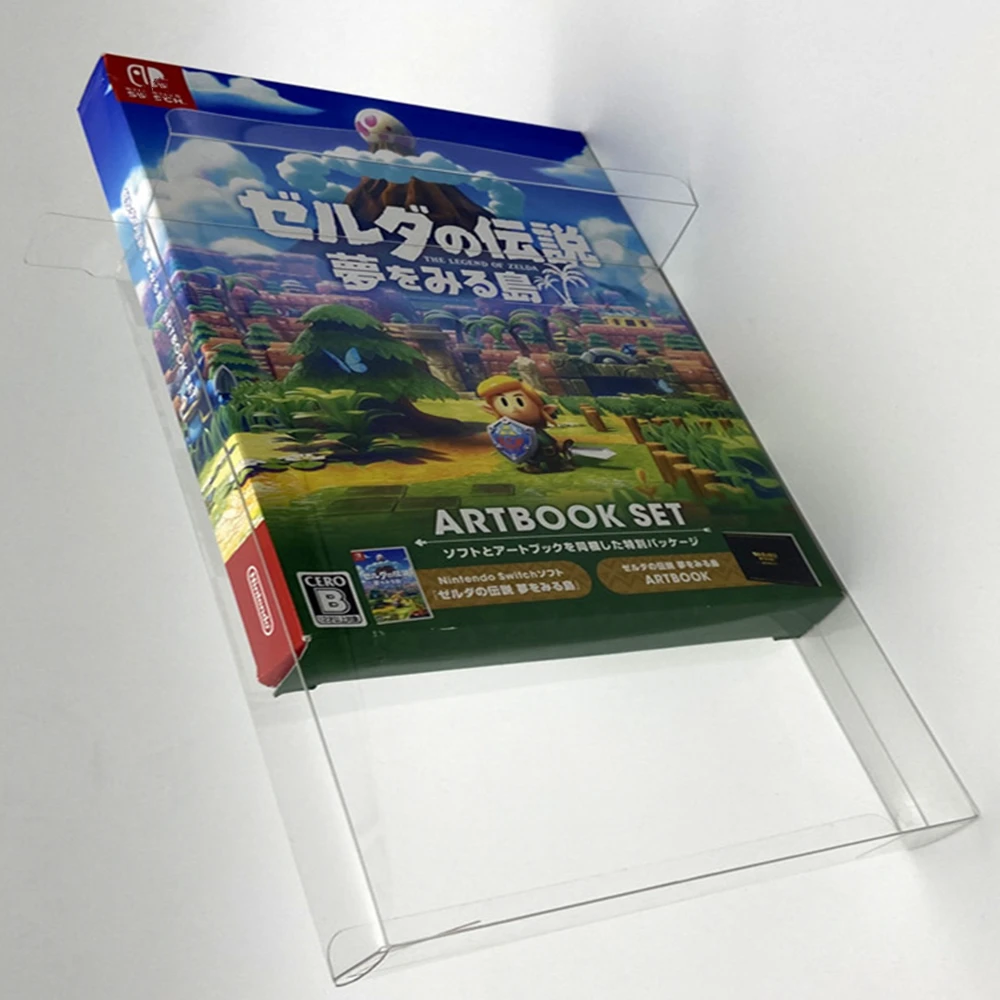 Transparent Box Protector For The Legend of Zelda: Link's Awakening Collect Boxes For Nintendo/NS Game Shell Clear Display Case