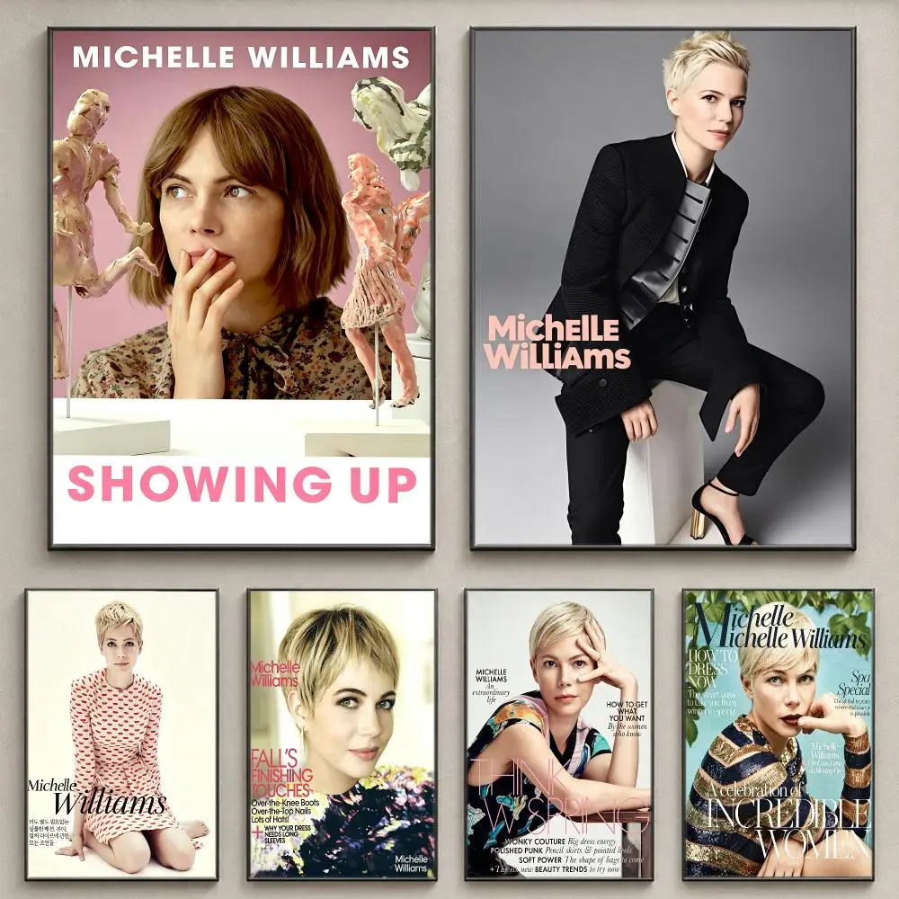 music Michelle Williams Poster Poster Large Unframed Wall Art Modern Minimalist Decor Print for Living Room Home