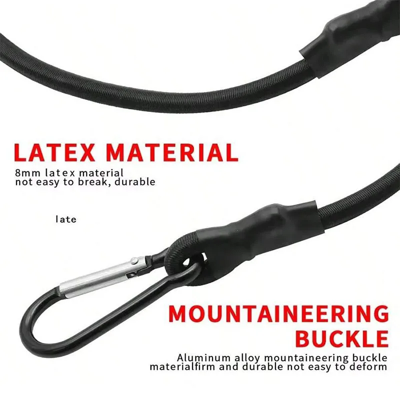 Corda elastica telescopica da 30-210 cm Gancio leggero Corda elastica per bagagli da viaggio Corda per legare Bagagli Imballaggio Cinghia per portapacchi