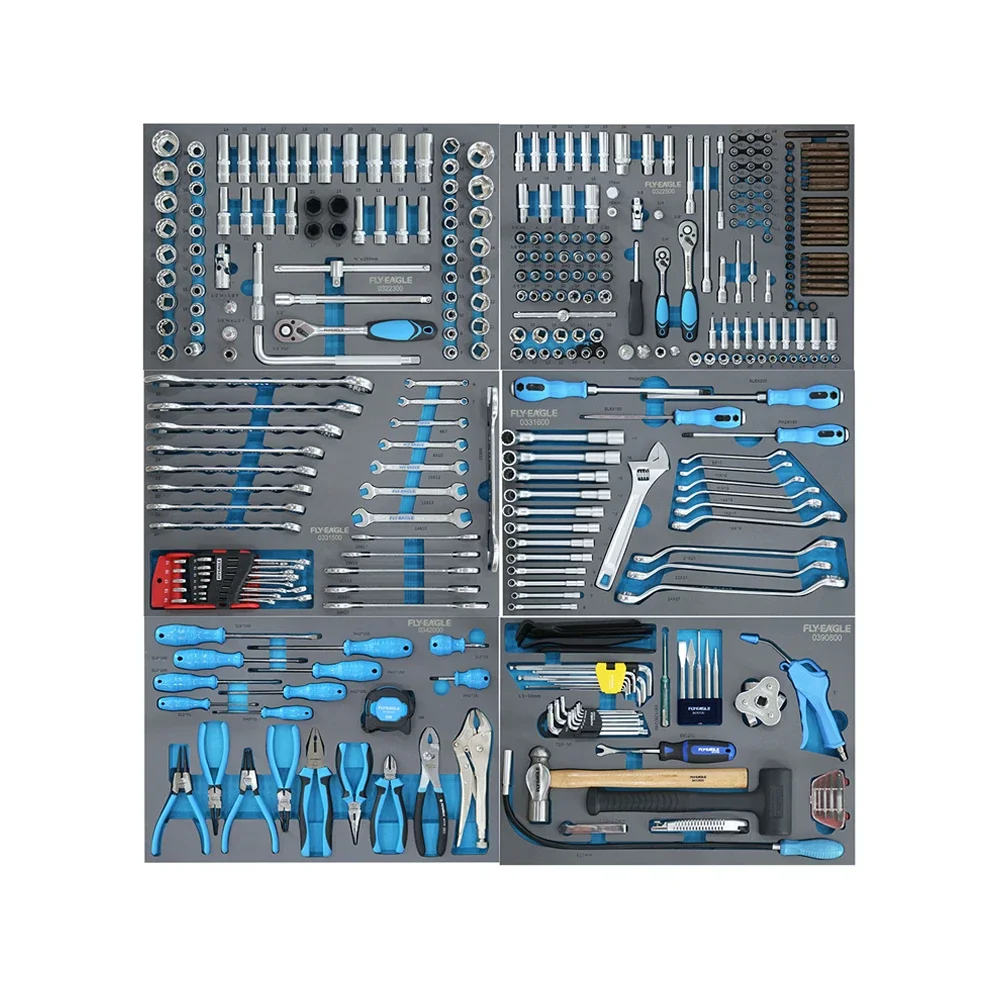 371-Piece CRV Material Chrome-Plated Hand Tool Set Quick Repair & Maintenance Tools Guaranteed Life