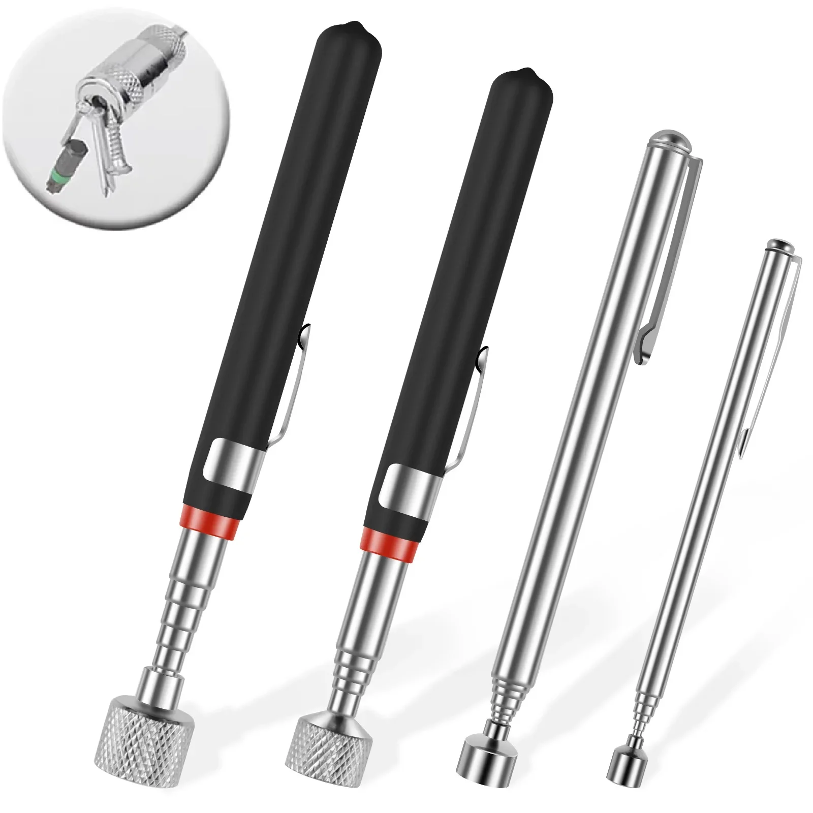 

Magnetic Pickup Tool Portable Telescopic Magnetic Rod Stainless Steel Picking Up Nut Bolt Magnet Stick Grabber Screw Magnet Tool
