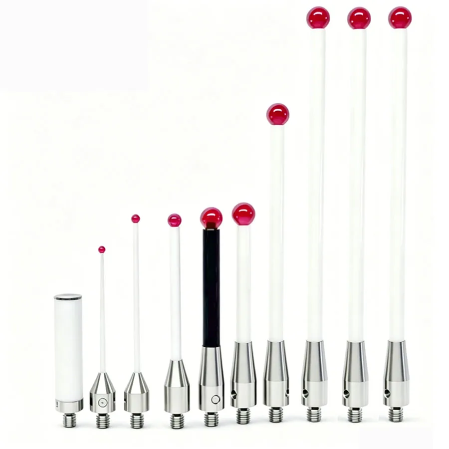 M4 machine tool measuring needle CNC probe ruby measuring head solid hollow ceramic rod measuring needle A-5000-3709/3712