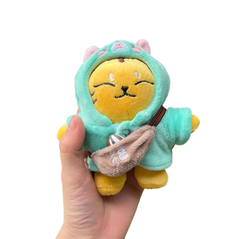 New Kpop Group17 Cartoon Lovely Tiger Keychain Plush Pendant For Couple Car Key Ring Jewelry Gifts 10cm